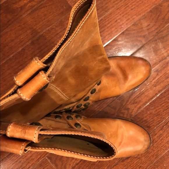 Frye Melissa Leather Boots Like New, Cognac, 6.5 - Picture 5 of 8